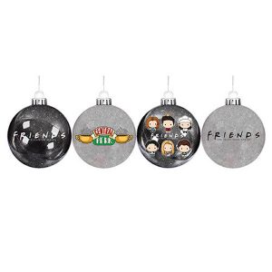 Friends The Television Series Christmas Baubles Set of 4