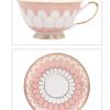 Christiana Rosette Pink Cup And Saucer