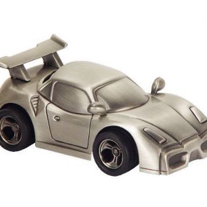 Pewter Sports Car Money Box