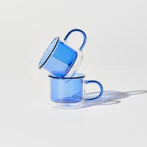 Shorty Espresso Cup Set In Blue