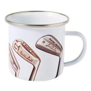 Vintage Signature Golf Clubs Enamel Mug