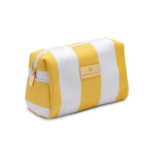 Manor Road Travel Bag - Yellow and White Stripe