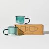 Shorty Espresso Cup Set In Teal