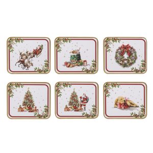 Spirit of Christmas 6pk Coasters