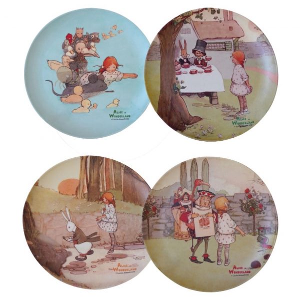 Alice In Wonderland Bamboo Plates