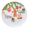 Hanging out for Christmas Plate Set Of 4