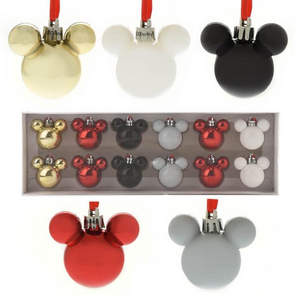 Mickey Christmas Mini Baubles Set of 12