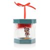 Disney Christmas Feather Glass Bauble Minnie