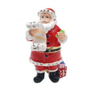 Xmas Santa's List Trinket Box