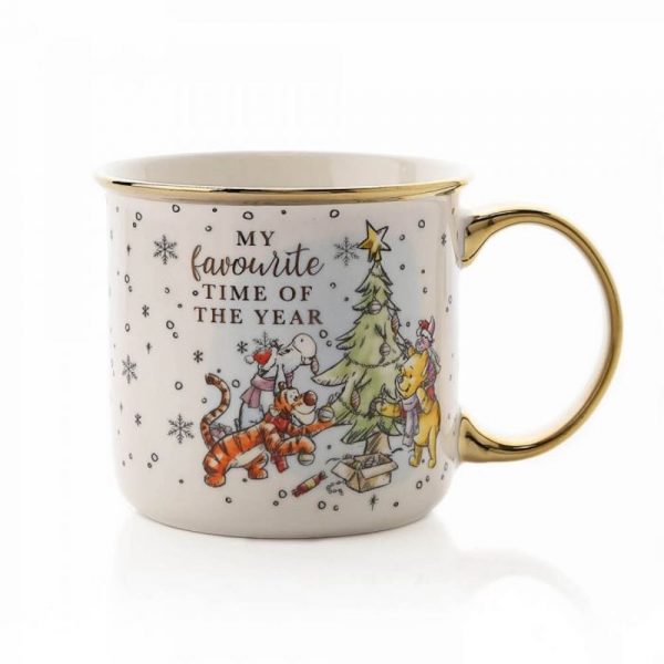 Disney Winnie The Pooh Favourite Time Of The Year Christmas Mug.