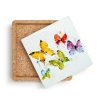 Dean Crouser Butterflies Cork Base Trivet