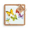 Dean Crouser Butterflies Cork Base Trivet