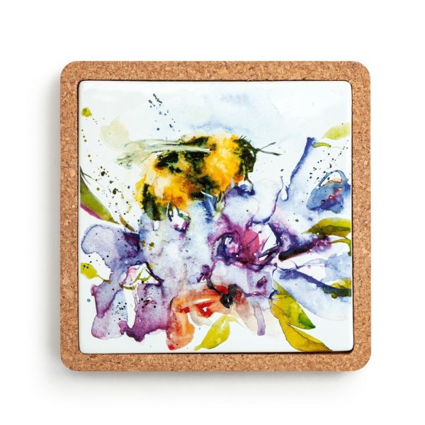 Dean Crouser Bumblebee Cork Base Trivet