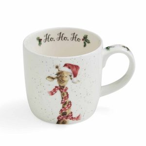 Wrendale Christmas Ho Ho Ho Giraffe Mug