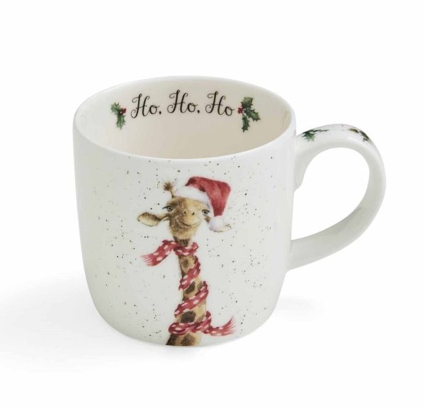 Wrendale Christmas Ho Ho Ho Giraffe Mug