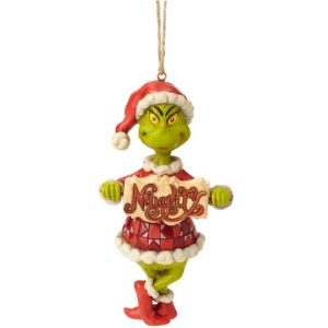 Grinch by Jim Shore - Grinch Naughty Nice Hanging Ornament