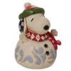 Peanuts By Jim Shore - Mini Snoopy Snowman Figurine