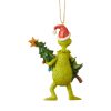 Grinch by Jim Shore - 12.5cm Grinch Holding Tree Ornament