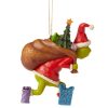 Grinch by Jim Shore - 11.4cm/4.5" Grinch Tiptoeing Ornament