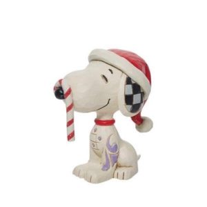 Peanuts By Jim Shore - Snoopy with Candy Cane Figurine