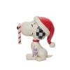 Peanuts By Jim Shore - Snoopy with Candy Cane Figurine