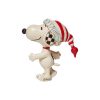 Peanuts By Jim Shore - Snoopy with Red & White Hat Mini Figurine