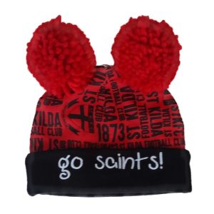 St Kilda Saints Baby GO! Pom Pom Beanie