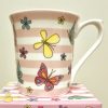 Ashdene Madame Butterfly Stripe Mug