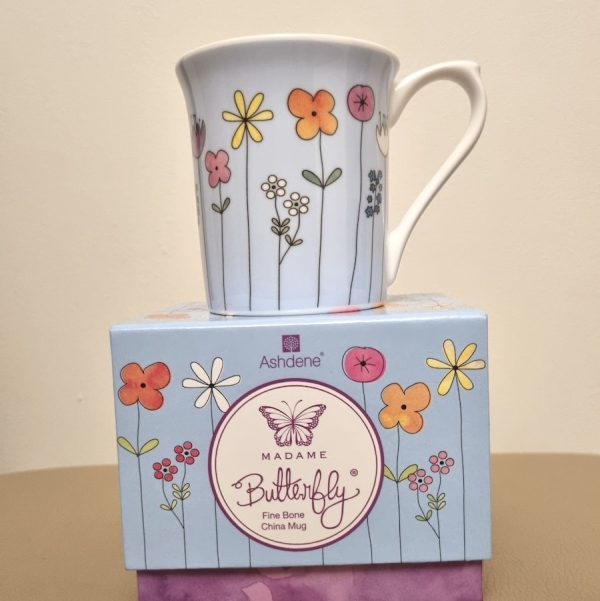 Ashdene Madame Butterfly Springtime Mug