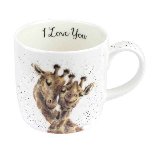 Wrendale I Love You Giraffe Mug