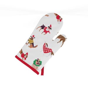 Ambrosia Santas Workshop Oven Gloves Set