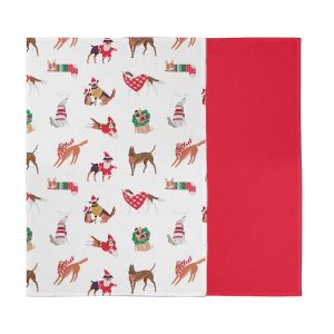 Ambrosia Santas Workshop Set of 2 Tea Towels