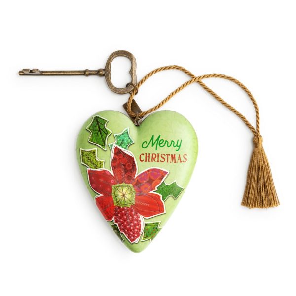 Art Hearts - Poinsettia Merry Christmas