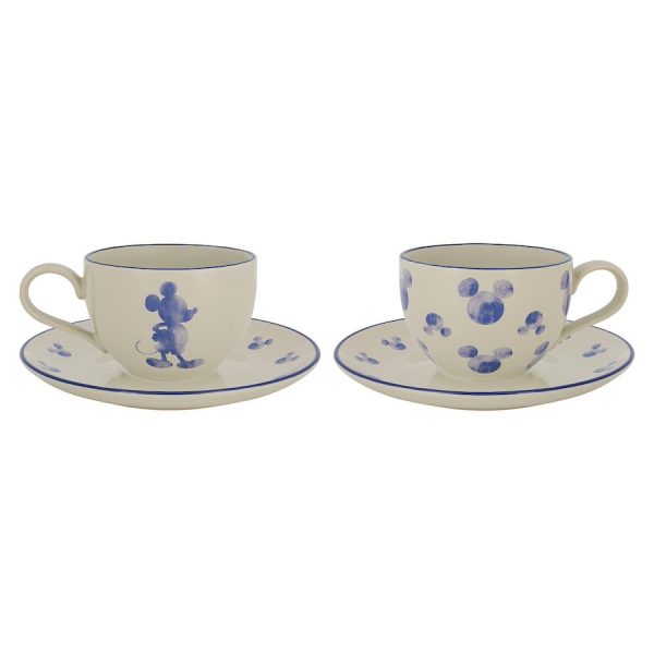 Disney Home - Mono Teacup & Saucer Set of 2