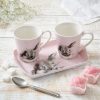 Wrendale Bathtime Rabbit Mug and Tray Set