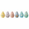 Jim Shore Multicoloured Mini Bunny Easter Eggs - Lilac