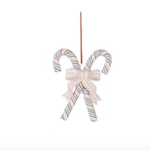 Pastel Swirl Ornament - Candy Cane