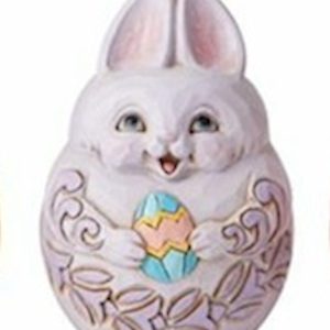 Jim Shore Multicoloured Mini Bunny Easter Eggs - Lilac