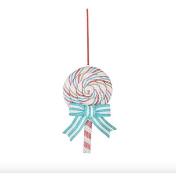 Pastel Swirl Ornament - Lollipop