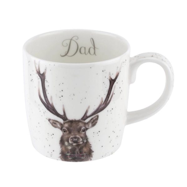 Wrendale Dad Stag Large Mug