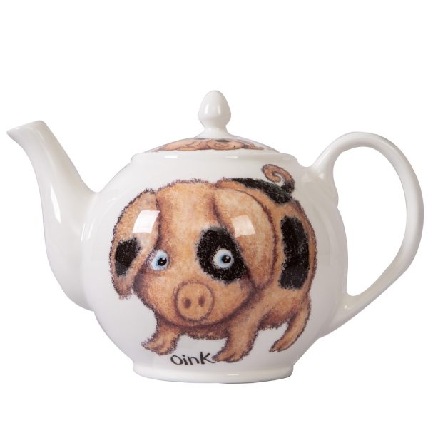 Roy Kirkham Please Shut The Gate Pig Teapot