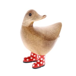 Ducky With Red Spotty Welly Boots 1