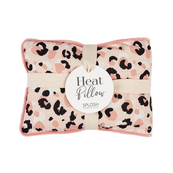 Wellness Blush Leopard Heat Pillow