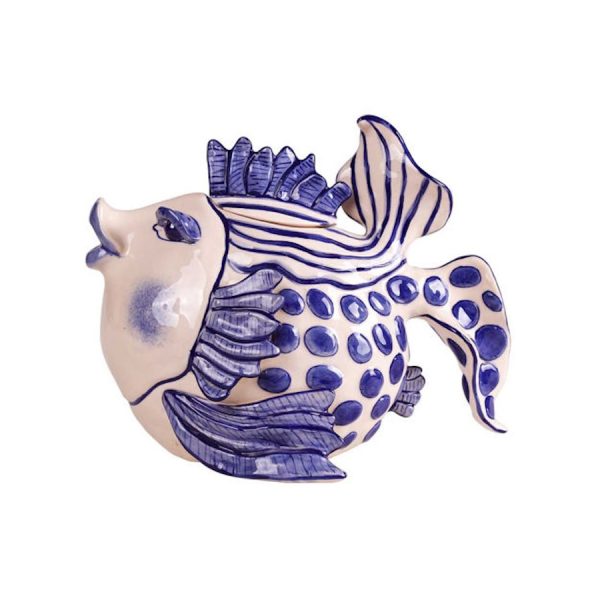 Delft Fish Teapot