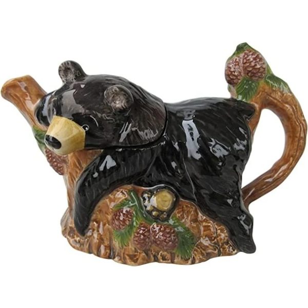 Black Bear Teapot