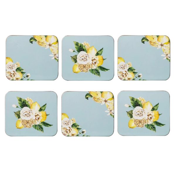 Ashdene Citrus Blooms Coaster Set