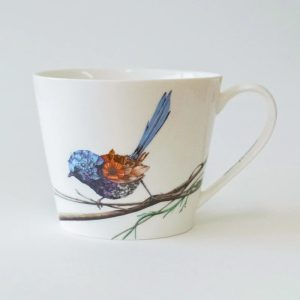 Marini Ferlazzo Variegated Fairy-Wren Mug & Coaster Set