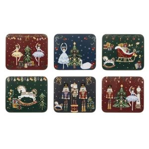 Ashdene Christmas Wonderland Assorted Coasters