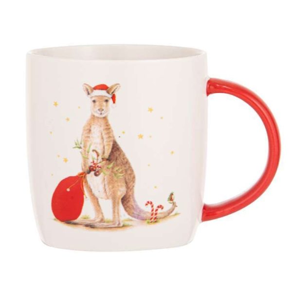 Bush Buddies Christmas Kangaroo Mug