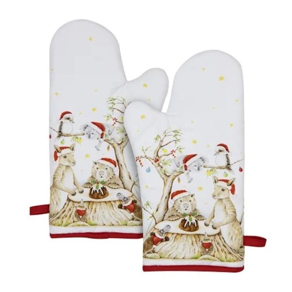 Ashdene Bush Buddies Christmas 2pk Oven Mitts